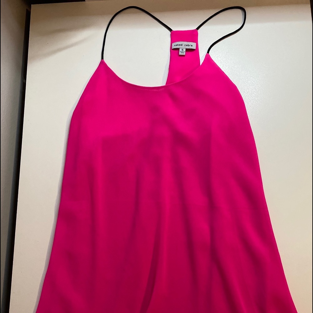 women’s naked zebra tank top